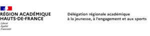 Logo de la Direction régionale académique à la jeunesse, à l'engagement et aux sports des Hauts-de-France